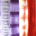 紫根染・茜染ストール