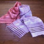 紫根染・茜染ストール